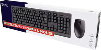 Trust Primo Wireless Keyboard and Mouse Set – Black