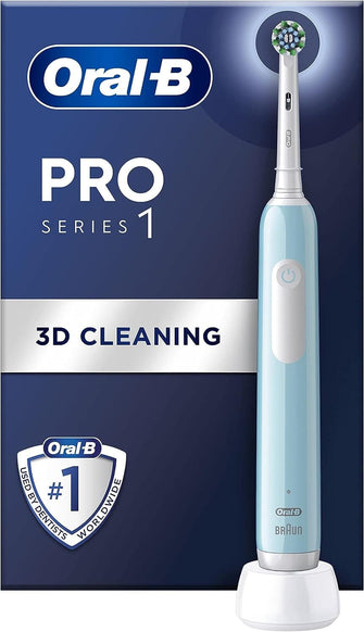 Buy Oral-B,Oral-B Pro 1 Electric Toothbrush With 3D Cleaning - Blue - Gadcet.com | UK | London | Scotland | Wales| Ireland | Near Me | Cheap | Pay In 3 | Health & Beauty