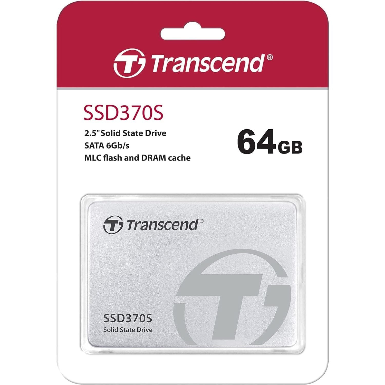 Buy Transcend,Transcend SSD370S 64GB 2.5 Inch Solid State Drive SATA III 6Gb/s - Gadcet UK | UK | London | Scotland | Wales| Ireland | Near Me | Cheap | Pay In 3 | Hard Drives