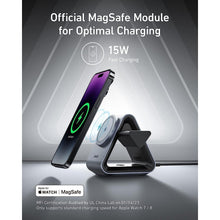 Buy Anker,Anker 737 , MagSafe Charger MagGo Charger (3-in-1 Station) with MFi-Certified 15W Max Fast Charging, For iPhone 14/13 / 12 Series, Apple Watch S8 / 7/6, AirPods 3 / Pro - Gadcet.com | UK | London | Scotland | Wales| Ireland | Near Me | Cheap | Pay In 3 | Power Adapter & Charger Accessories