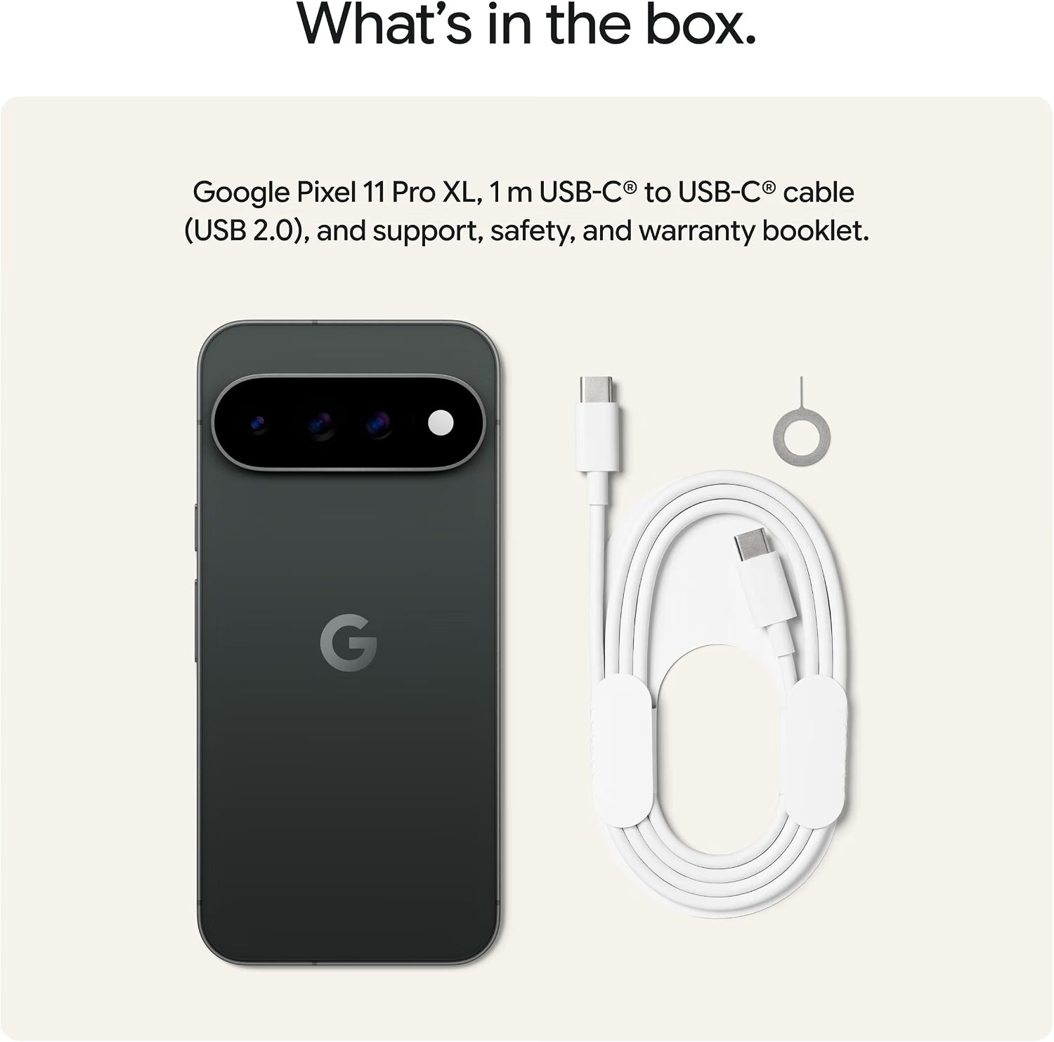 Google Pixel 11 Pro XL 1TB Obsidian SIM-Free Unlocked Mobile Phone