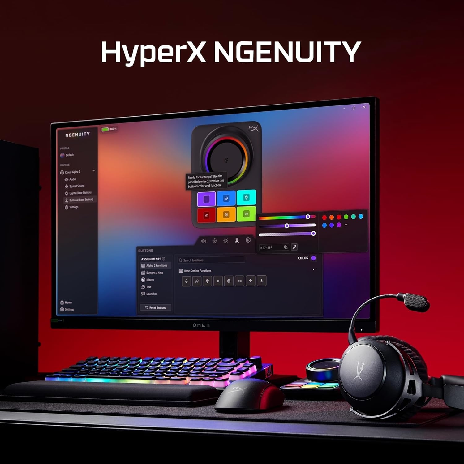 Buy HyperX,HyperX Cloud Alpha 2 Wireless Gaming Headset – 250 Hours Battery, Dual Chamber Drivers, Multi-Platform Compatibility – Black - Gadcet UK | UK | London | Scotland | Wales| Near Me | Cheap | Pay In 3 | Headphones & Headsets