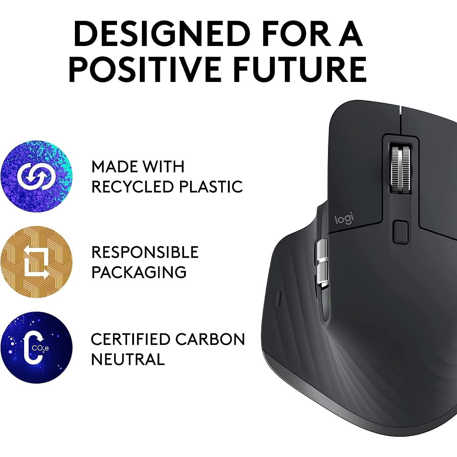 Buy Logitech,Logitech MX Master 3S - Wireless Performance Mouse with Ultra-fast Scrolling, Ergo, 8K DPI, Track on Glass, Quiet Clicks, USB-C, Bluetooth, Windows, Linux, Chrome - Grey - Gadcet.com | UK | London | Scotland | Wales| Ireland | Near Me | Cheap | Pay In 3 | Keyboard & Mouse