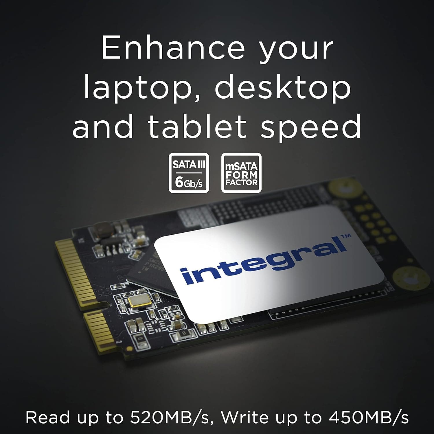 Buy Integral,Integral 512GB mSATA Internal SSD, up to 520MB/s Read 450MB/s Write - Gadcet UK | UK | London | Scotland | Wales| Near Me | Cheap | Pay In 3 | Solid State Drive