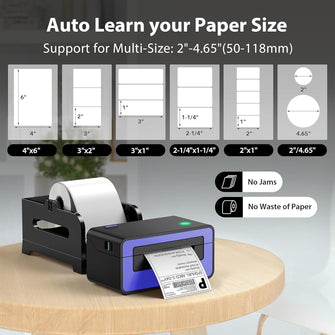 Buy POLONO,POLONO PL60 Thermal Label Printer - 4x6 Shipping Label Printer, Compatible with Amazon, Shopify, eBay, Etsy, Royal Mail, FedEx, UPS - Gadcet UK | UK | London | Scotland | Wales| Near Me | Cheap | Pay In 3 | Desktop Thermal Label Printers