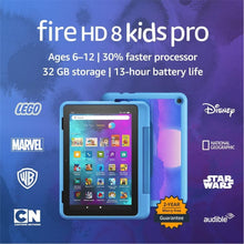 Buy Amazon,Amazon Fire HD 8 Kids Pro tablet | 8-inch HD display, ages 6–12, 30% faster processor, 13-hour battery life, Kid-Friendly Case, 32 GB, 2022 release, Cyber Sky - Gadcet UK | UK | London | Scotland | Wales| Ireland | Near Me | Cheap | Pay In 3 | Tablet Computers
