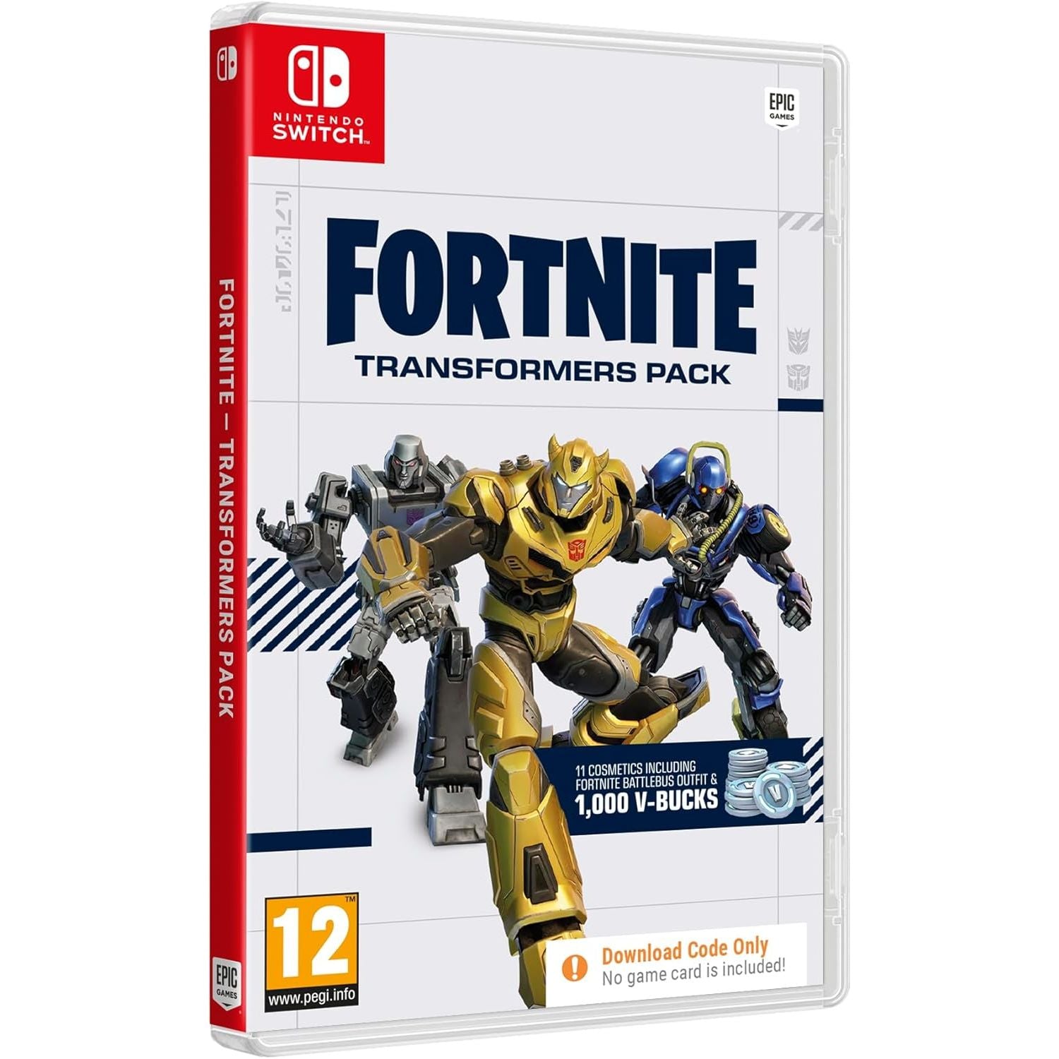 Buy Nintendo Game,Fortnite Transformers Pack (Game Download Code in Box) - Nintendo Switch Game - Gadcet UK | UK | London | Scotland | Wales| Near Me | Cheap | Pay In 3 | Video Game Software