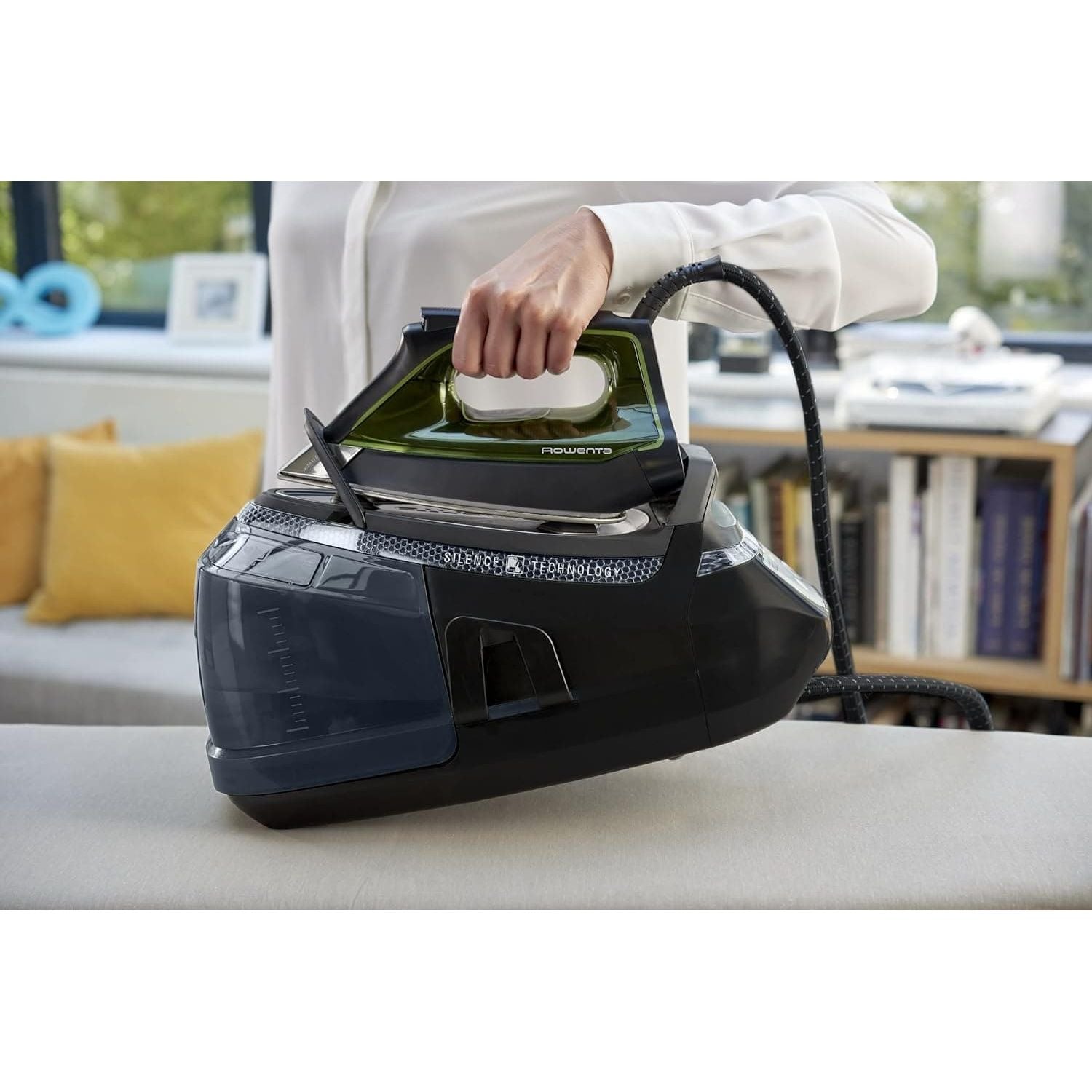 Buy Alann Trading Limited,ROWENTA Silence Steam Pro DG9249 Steam Generator Iron - Black - Gadcet UK | UK | London | Scotland | Wales| Ireland | Near Me | Cheap | Pay In 3 | Kitchen & Home Appliances