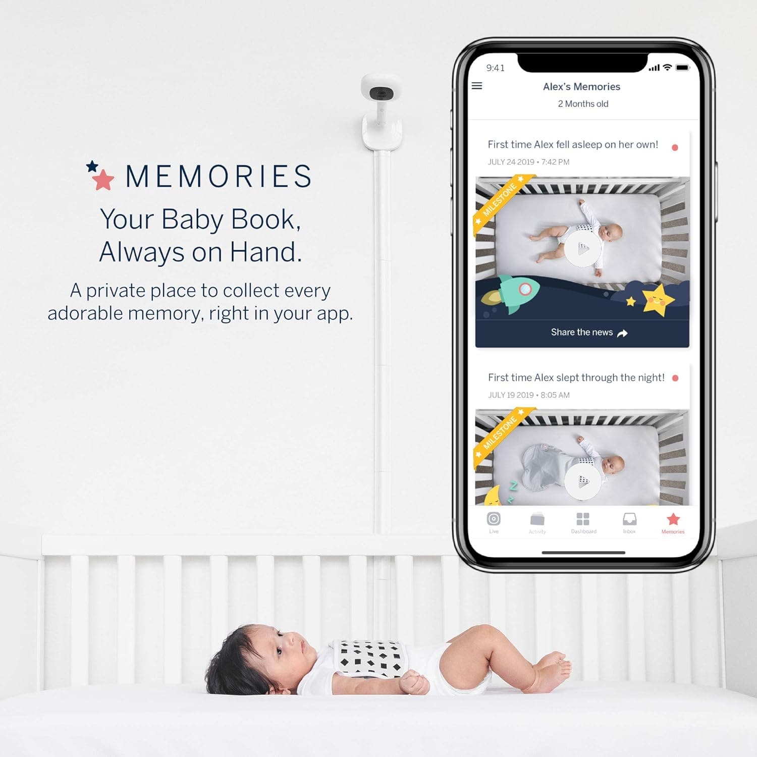 Buy Nanit,Nanit Pro Complete Baby Monitoring System Bundle – Includes 1080p Over The Cot Camera, Travel Multi-Stand, Breathing Wear Band - Tracks Newborn Sleep and Breathing Motion Sensor-Free - Night Vision - Gadcet UK | UK | London | Scotland | Wales| Near Me | Cheap | Pay In 3 | Baby Monitors