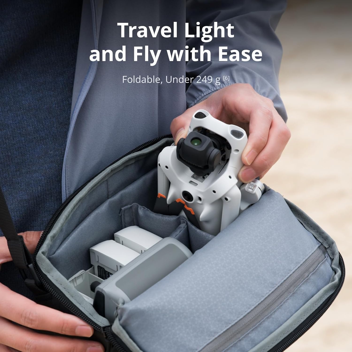 DJI Lito 1 4K Camera Drone with RC-N3 – 48MP, 4K/60fps, Omnidirectional Obstacle Sensing, ActiveTrack, Under 249g