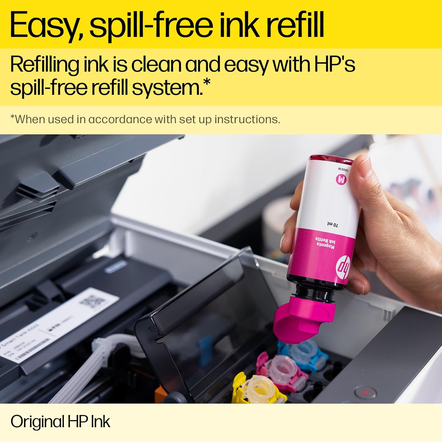Buy HP,HP Original 31 Magenta Ink Bottle - 70ml, Single Pack, 8000 Pages or Up to 3 Years Yield for HP Smart Tank Printers - Gadcet UK | UK | London | Scotland | Wales| Near Me | Cheap | Pay In 3 | Toner & Inkjet Cartridge Refills