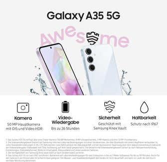 Buy Samsung,Samsung Galaxy A35 5G - 128GB, 8GB RAM, Dual Sim, Awesome Lemon, Unlocked - Gadcet UK | UK | London | Scotland | Wales| Near Me | Cheap | Pay In 3 | Mobile & Smart Phones