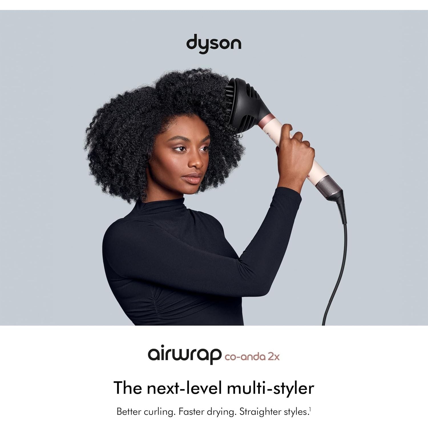 Dyson Airwrap Co-anda2x™ Multi-Styler & Dryer with Diffuser – Curly+Coily, 1700W, 6-in-1 Styling, i.d. curl™, MyDyson App