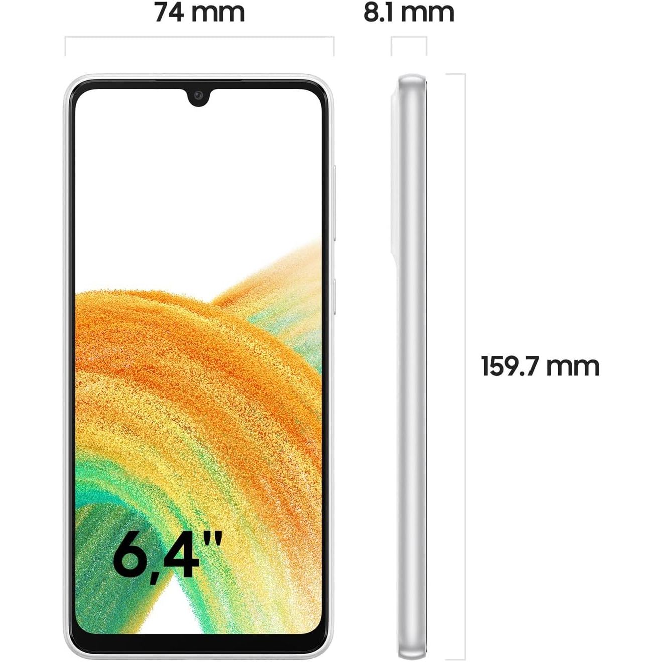 Buy Samsung,Samsung Galaxy A33 5G 128GB + 6GB - Awesome White, Unlocked - Gadcet UK | UK | London | Scotland | Wales| Near Me | Cheap | Pay In 3 | Unlocked Mobile Phone