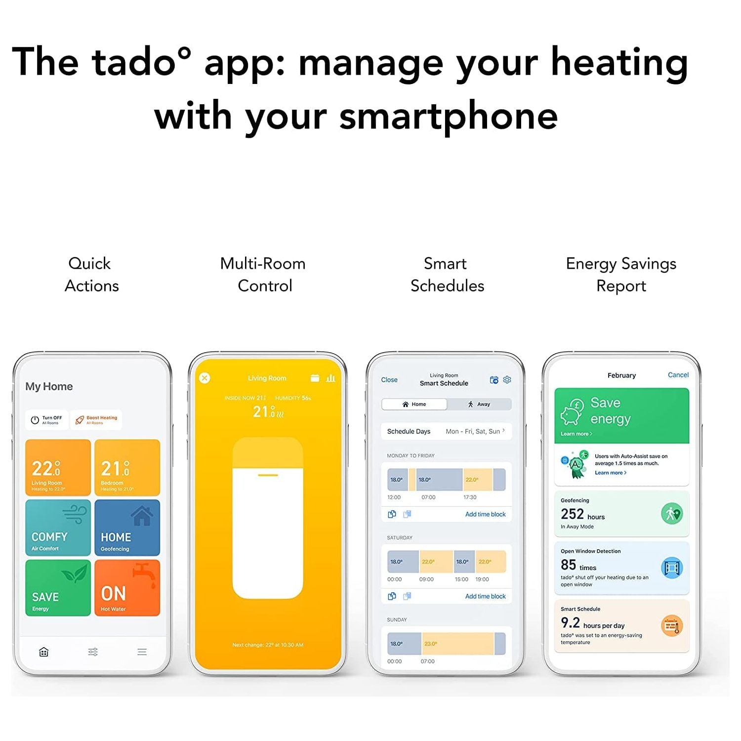 TADO,tado° Wireless Smart Thermostat Starter Kit V3+ Incl. Stand – Full Control Over Your Boiler And Hot Water From Anywhere, Save Energy, Easy DIY Installation - Gadcet.com