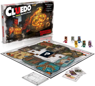 Buy Gadcet UK,Winning Moves Dungeons and Dragons Cluedo Mystery Board Game, Join Falastar Fisk to discover who was replaced, what weapon was used and where is the Infernal Puzzle box, for ages 12 plus - Gadcet UK | UK | London | Scotland | Wales| Ireland | Near Me | Cheap | Pay In 3 | Games and Toys