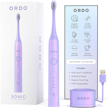 Ordo Sonic+ Electric Toothbrush – 4 Modes, Rechargeable, 4-Week Battery, Pearl Violet