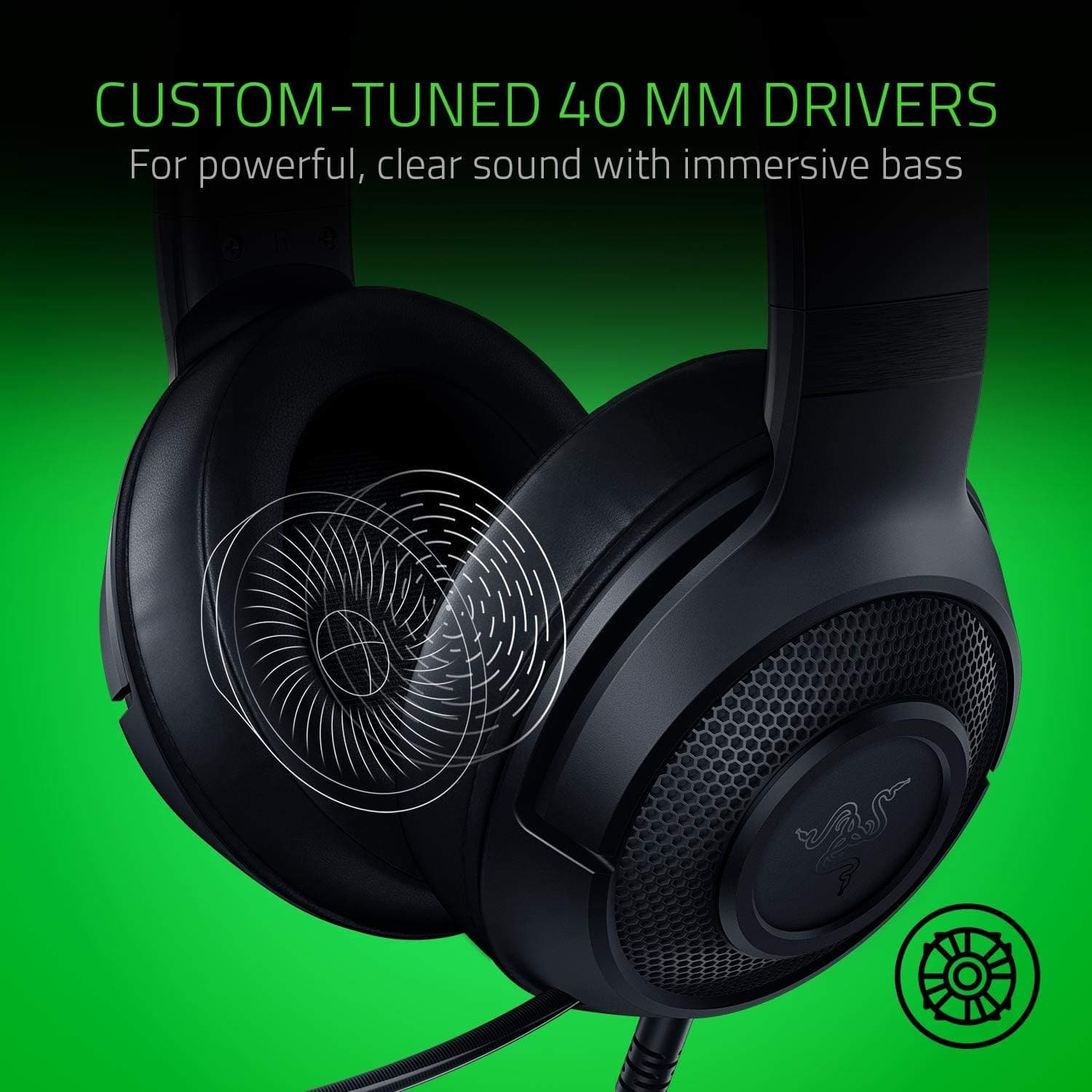 Buy Razer,RAZER Kraken X Lite 7.1 Gaming Headset - Black - Gadcet UK | UK | London | Scotland | Wales| Ireland | Near Me | Cheap | Pay In 3 | Headphones & Headsets