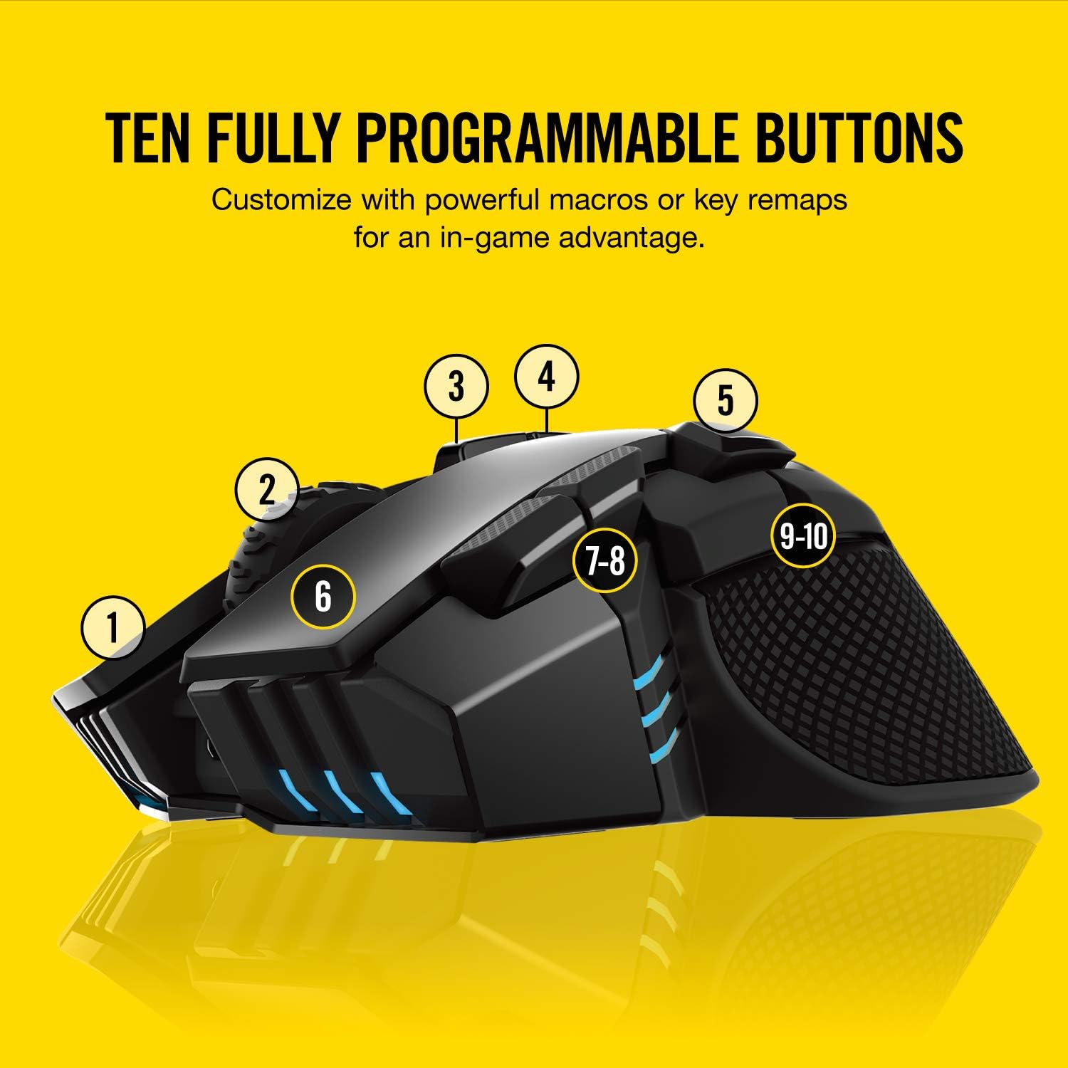 Buy CORSAIR,CORSAIR IRONCLAW RGB WIRELESS – Rechargeable Gaming Mouse – SLIPSTREAM Wireless – Black – RGB – 18,000 DPI – Optical - Gadcet UK | UK | London | Scotland | Wales| Near Me | Cheap | Pay In 3 | Mice & Trackballs