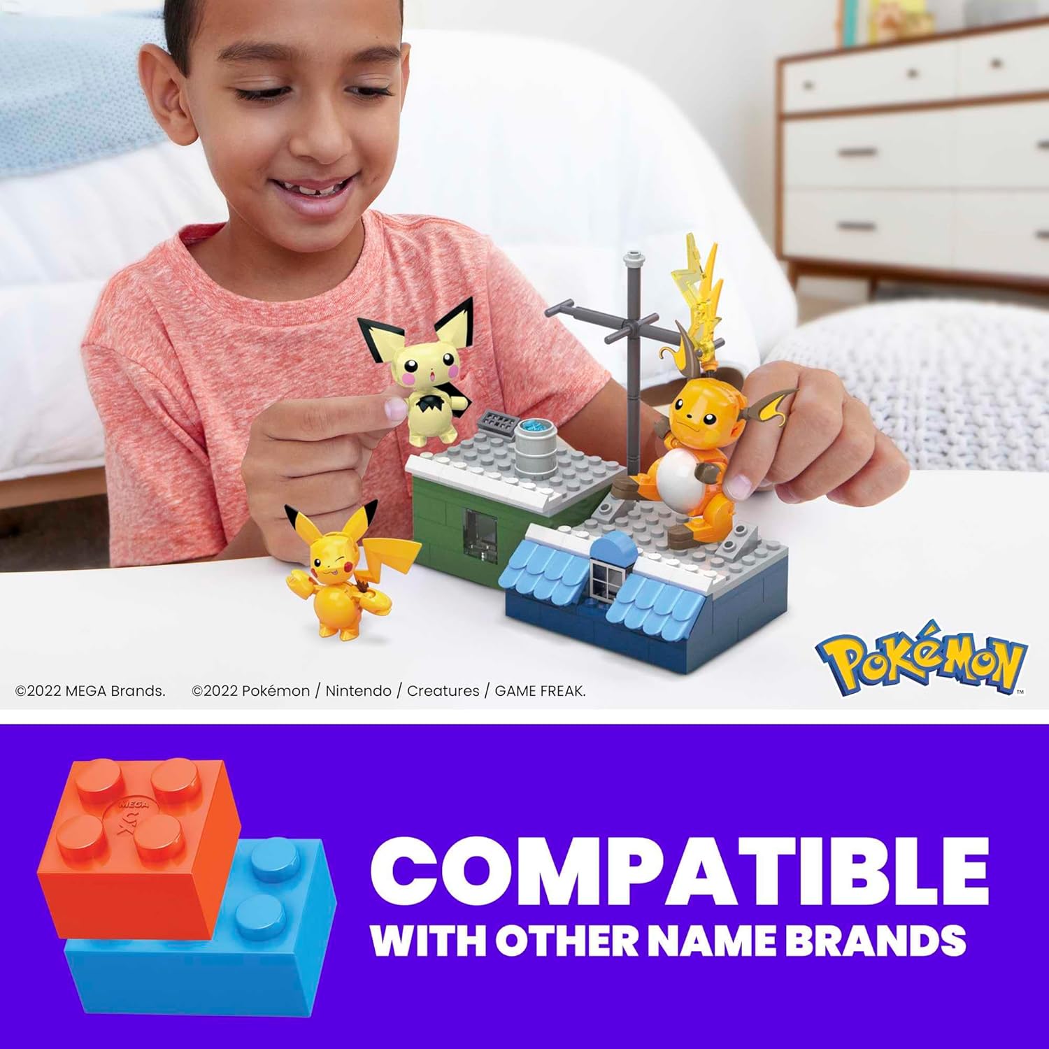 Buy Pokemon,MEGA Pokémon Pikachu Evolution Set (HKT23) – 159-Piece Action Figure Building Toy - Gadcet UK | UK | London | Scotland | Wales| Near Me | Cheap | Pay In 3 | Toy