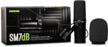 Shure SM7dB Dynamic Vocal Microphone with Built-In Preamp – XLR Mic for Streaming, Podcasting & Studio Recording