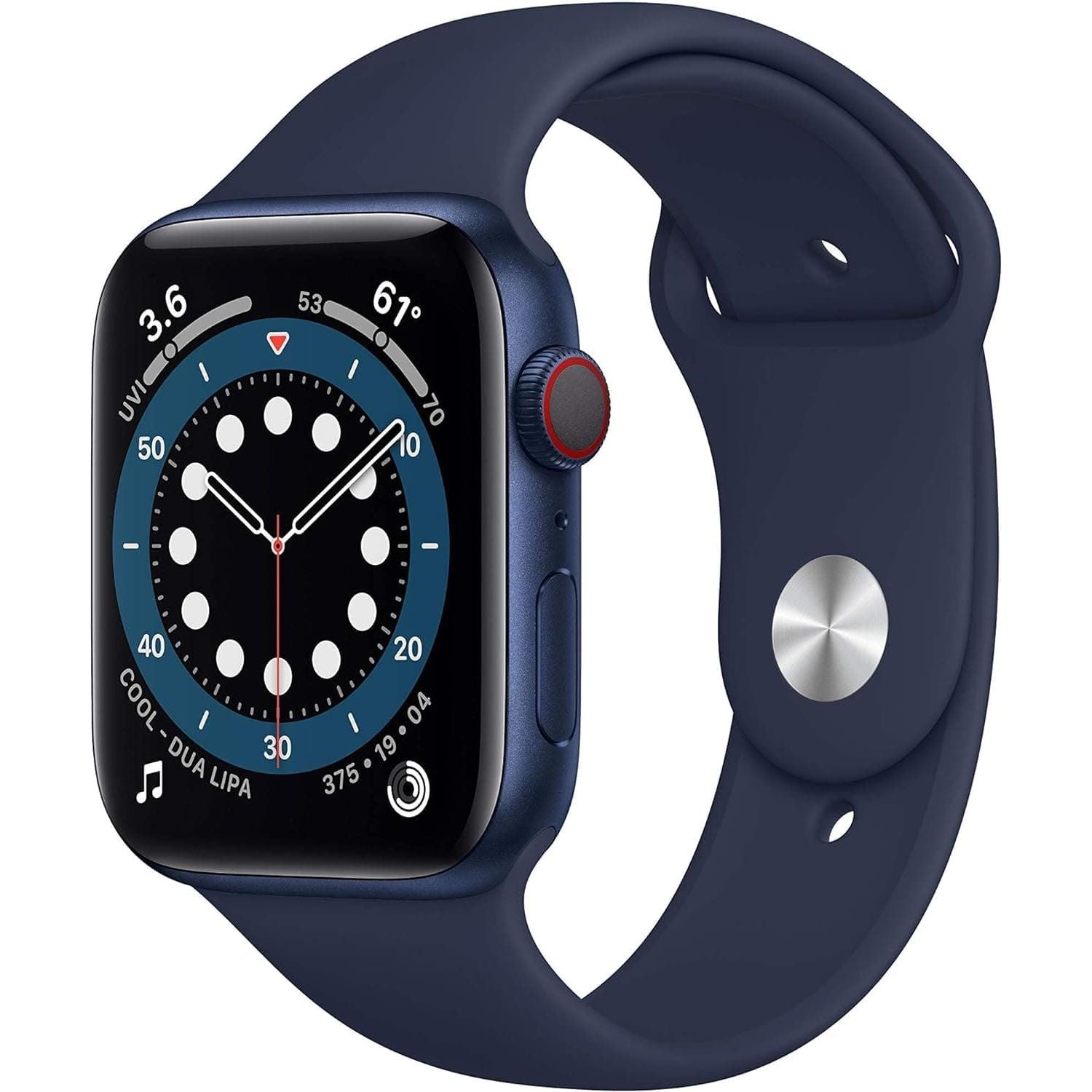 Buy Apple,Apple Watch Series 6 - 44mm - (GPS + Cellular) - Blue Aluminium Case - Deep Navy Sport Band - Gadcet UK | UK | London | Scotland | Wales| Ireland | Near Me | Cheap | Pay In 3 | Watches