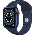 Buy Apple,Apple Watch Series 6 - 44mm - (GPS + Cellular) - Blue Aluminium Case - Deep Navy Sport Band - Gadcet UK | UK | London | Scotland | Wales| Ireland | Near Me | Cheap | Pay In 3 | Watches