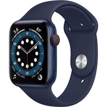 Buy Apple,Apple Watch Series 6 - 44mm - (GPS + Cellular) - Blue Aluminium Case - Deep Navy Sport Band - Gadcet UK | UK | London | Scotland | Wales| Ireland | Near Me | Cheap | Pay In 3 | Watches