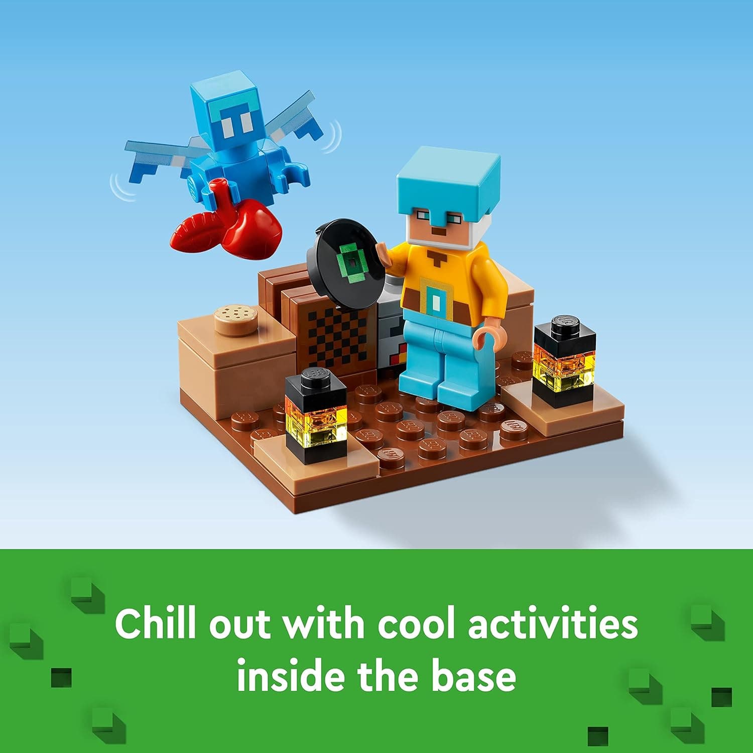 Buy LEGO,LEGO Minecraft The Sword Outpost Building Toy with Creeper, Soldier, Pig and Skeleton Figures, Gift for Boys and Girls Aged 8 Plus Years Old 21244 - Gadcet UK | UK | London | Scotland | Wales| Near Me | Cheap | Pay In 3 | Toys & Games