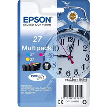 Buy Epson,EPSON T270540 3 PACK Alarm Clocks Ink Cartridge for WF-3620DWF Series, Yellow/Magenta/Cyan - Gadcet UK | UK | London | Scotland | Wales| Near Me | Cheap | Pay In 3 | Toner & Inkjet Cartridges