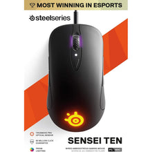 Buy SteelSeries,SteelSeries Sensei Ten - Gaming Mouse - 18, 000 CPI Truemove Pro Optical Sensor - Ambidextrous design - 8 Programmable Buttons - RGB Lighting - Black - Gadcet UK | UK | London | Scotland | Wales| Near Me | Cheap | Pay In 3 | Keyboard & Mouse