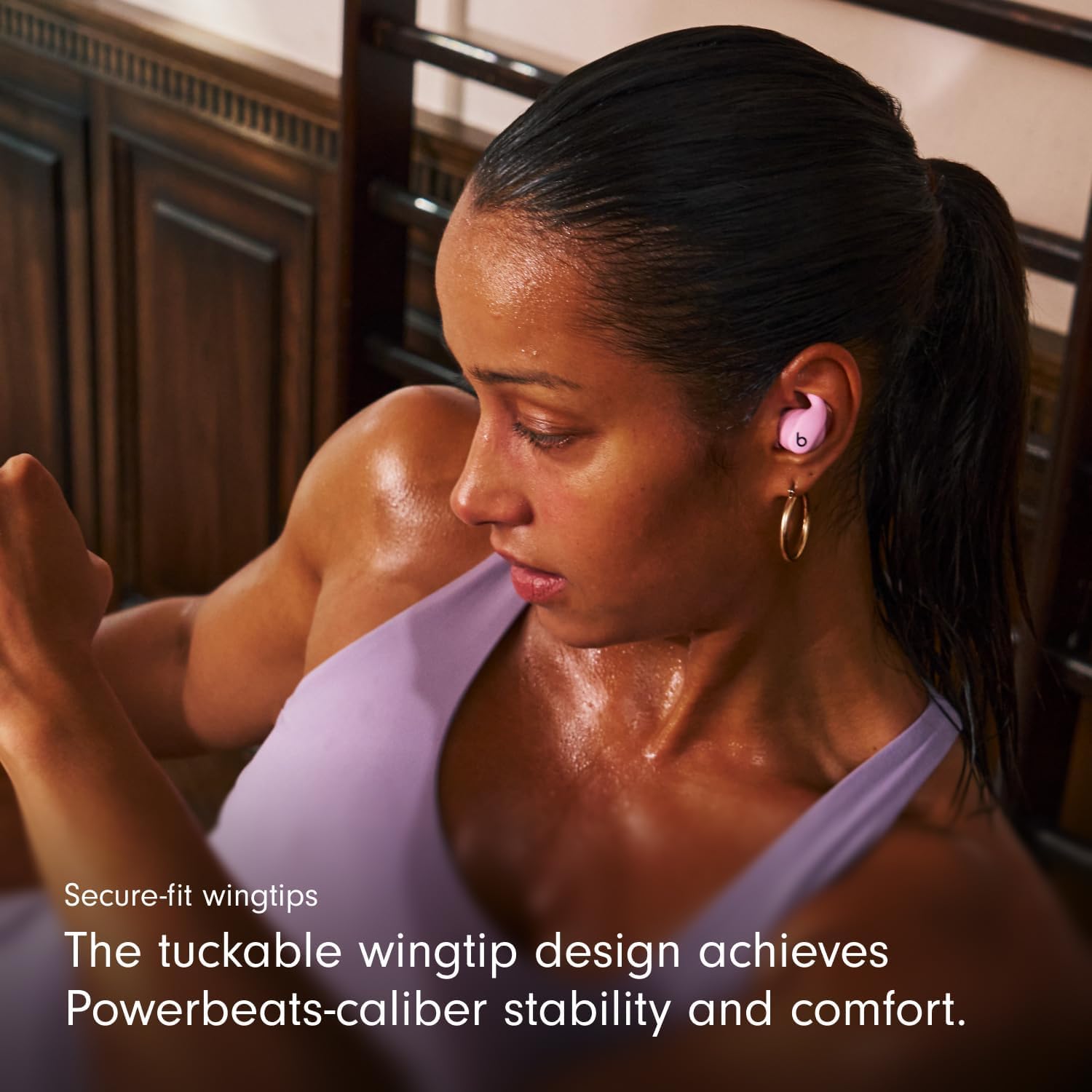 Buy Beats,Beats Powerbeats Fit – Wireless Noise-Cancelling Workout Earbuds with Secure Fit Wingtips, Power Pink - Gadcet UK | UK | London | Scotland | Wales| Near Me | Cheap | Pay In 3 | In-Ear Headphones