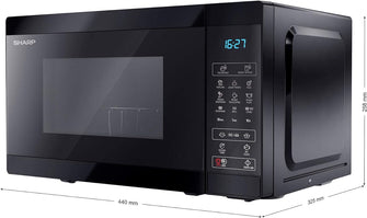 Buy SHARP,SHARP YC-MG02U-B Compact 20 Litre 800W Digital Microwave with 1000W Grill- Black - Gadcet UK | UK | London | Scotland | Wales| Ireland | Near Me | Cheap | Pay In 3 | Electronics