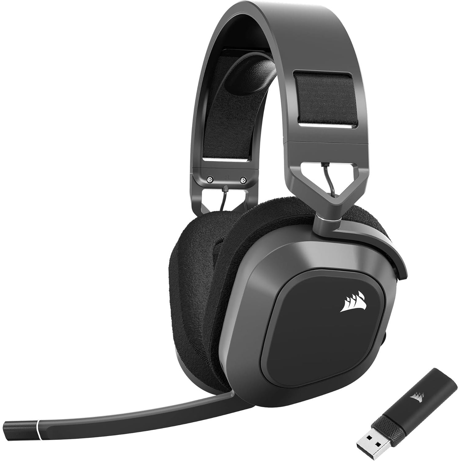 Buy CORSAIR,Corsair HS80 MAX PS5, PS4, PC Wireless Gaming Headset - Grey - Gadcet UK | UK | London | Scotland | Wales| Near Me | Cheap | Pay In 3 | Headsets
