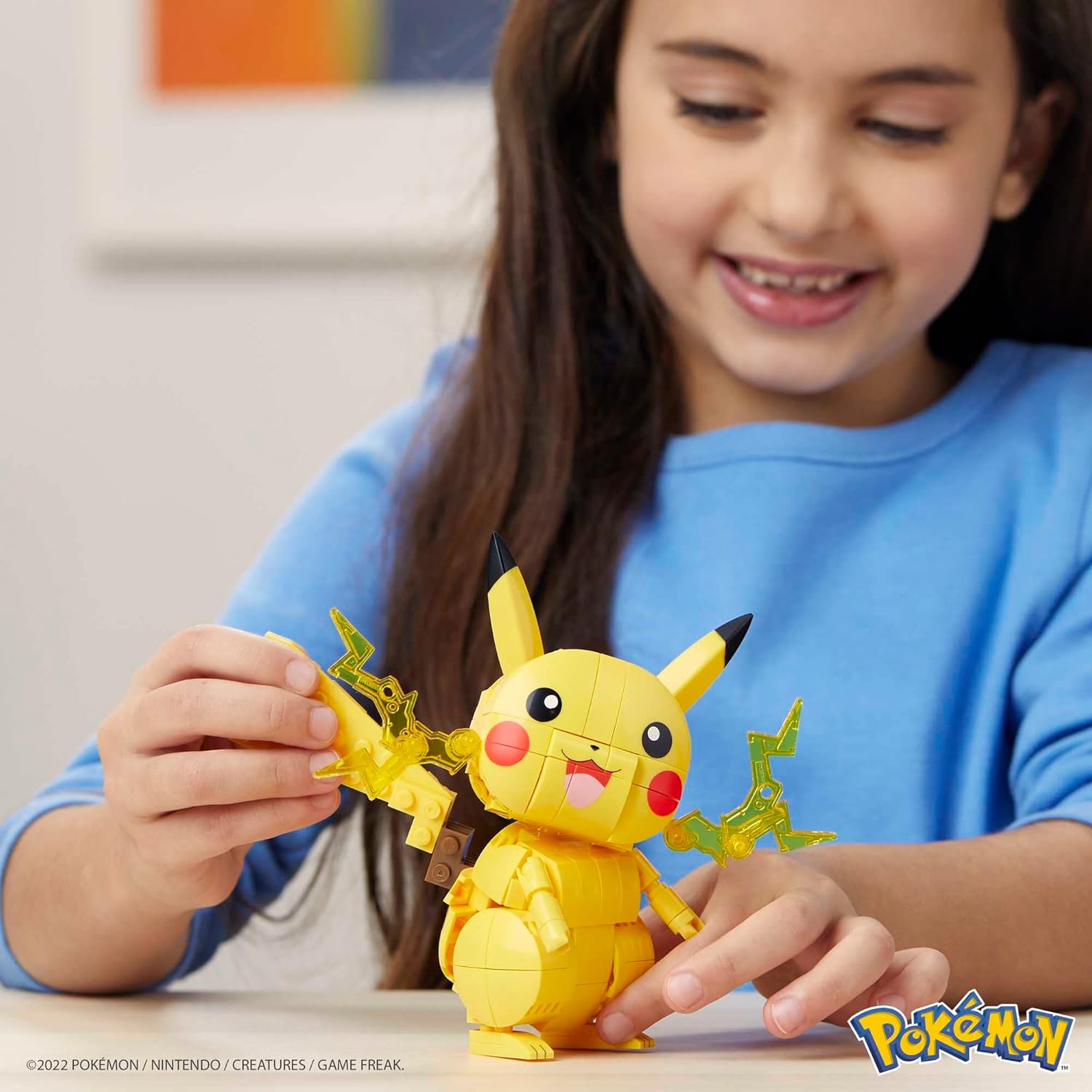 Buy Mattel,MEGA Pokémon Build & Show Pikachu – 211-Piece Articulated Building Toy Figure (GMD31) - Gadcet UK | UK | London | Scotland | Wales| Near Me | Cheap | Pay In 3 | Toys & Games