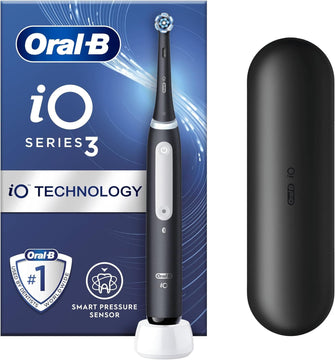Oral-B iO3 Electric Toothbrush, Gifts For Women / Men - Black - 1