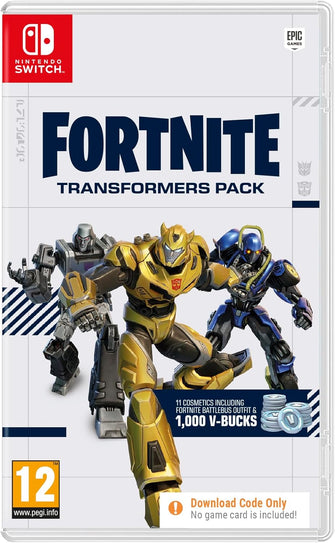 Fortnite Transformers Pack (Game Download Code in Box) - Nintendo Switch Game