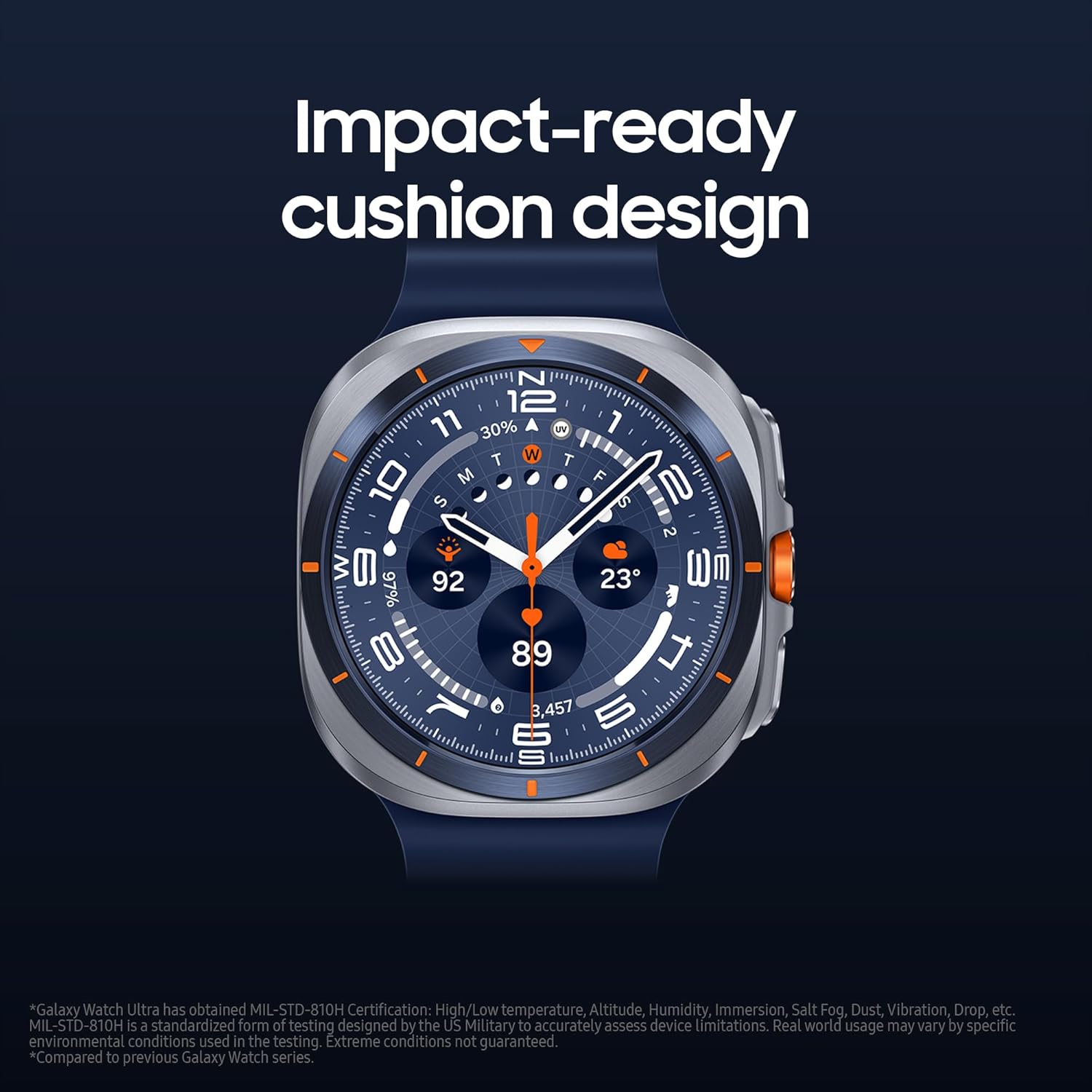 Samsung Galaxy Watch Ultra (2025) Smart Watch - Grey/Orange
