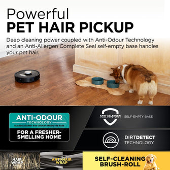 Buy Shark,Shark PowerDetect Self-Empty Robot Vacuum, 3D & LiDAR Navigation, Anti-Allergen Base, for Carpets, Hard Floors, Pet Hair, WiFi/App/Alexa, Black - Gadcet UK | UK | London | Scotland | Wales| Near Me | Cheap | Pay In 3 | Vacuums