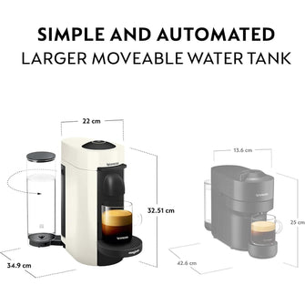 Buy Nespresso,Nespresso Vertuo Plus Pod Coffee Machine by Magimix - White - Gadcet UK | UK | London | Scotland | Wales| Ireland | Near Me | Cheap | Pay In 3 | Coffee Makers & Espresso Machines