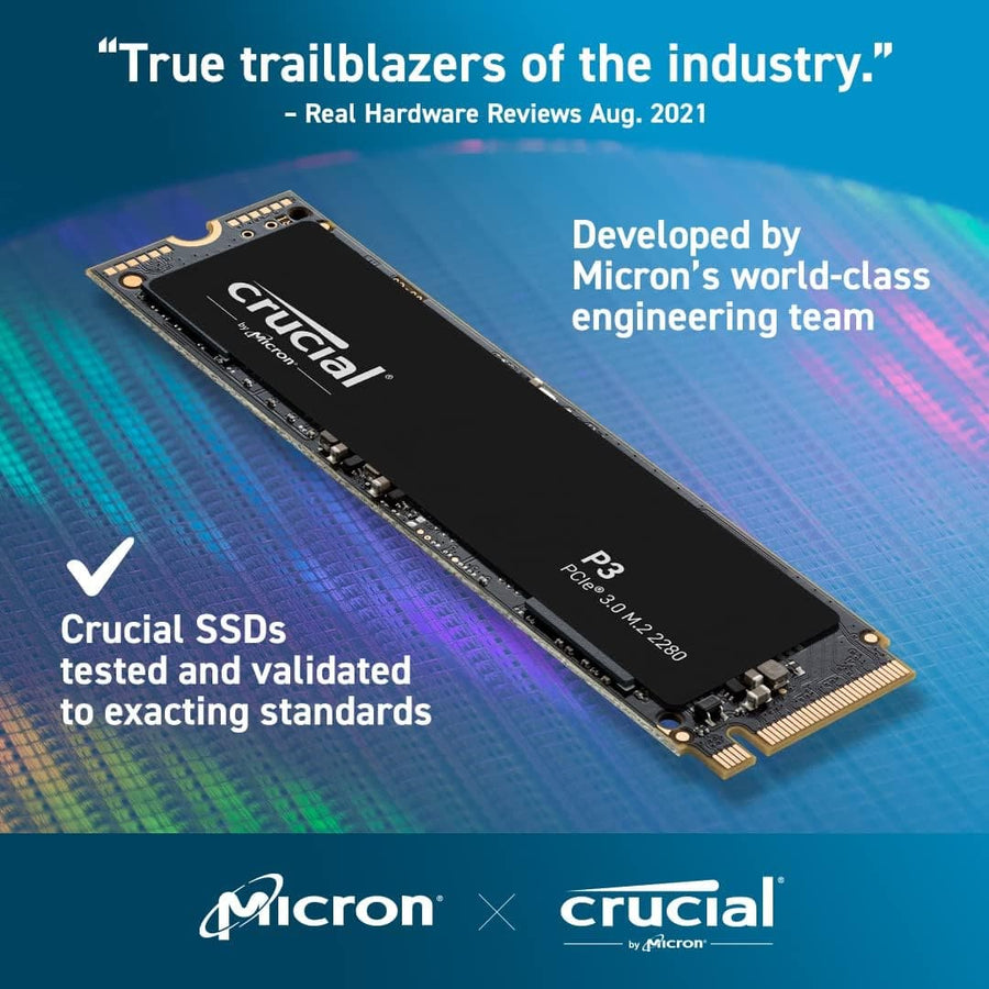 Crucial NVMe SSD 500GB CT500P3SSD8JP Crucial 500GB P3 本体公式WEB