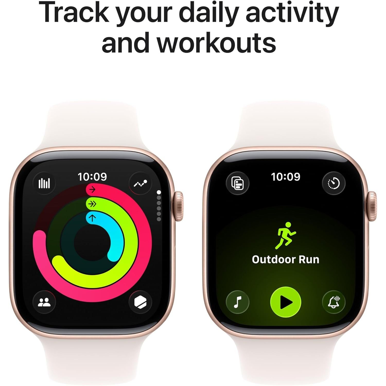 Apple Watch Series 11 GPS 46mm Smartwatch – Rose Gold Aluminium Case, Body Only