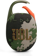 JBL Clip 5 Ultra-Portable Bluetooth Speaker with Integrated Carabiner, Big JBL Pro Sound, PlaytimeBoost, Waterproof Design and 12-Hour Playtime, Camo
