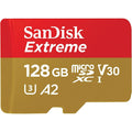 Buy Sandisk,SanDisk 128GB Extreme microSDXC card + SD adapter + RescuePRO Deluxe, up to 190MB/s, with A2 App Performance, UHS-I, Class 10, U3, V30, Black - Gadcet UK | UK | London | Scotland | Wales| Near Me | Cheap | Pay In 3 | Flash Memory Cards