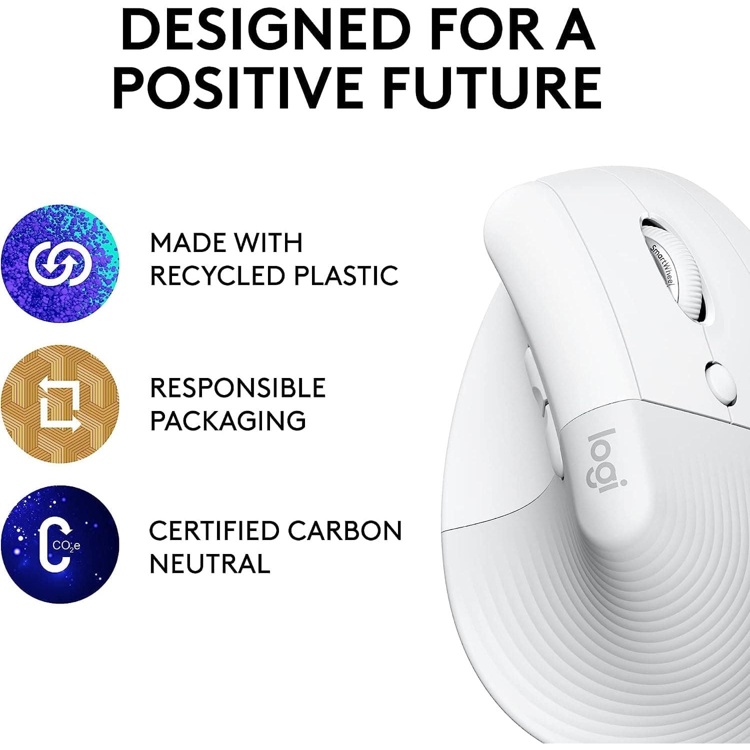 Buy Logitech,Logitech Lift Vertical Ergonomic Mouse, Wireless, Bluetooth or Logi Bolt USB receiver, Quiet clicks, 4 buttons, compatible with Windows/macOS/iPadOS, Laptop, PC - Offwhite - Gadcet UK | UK | London | Scotland | Wales| Near Me | Cheap | Pay In 3 | Keyboard & Mouse
