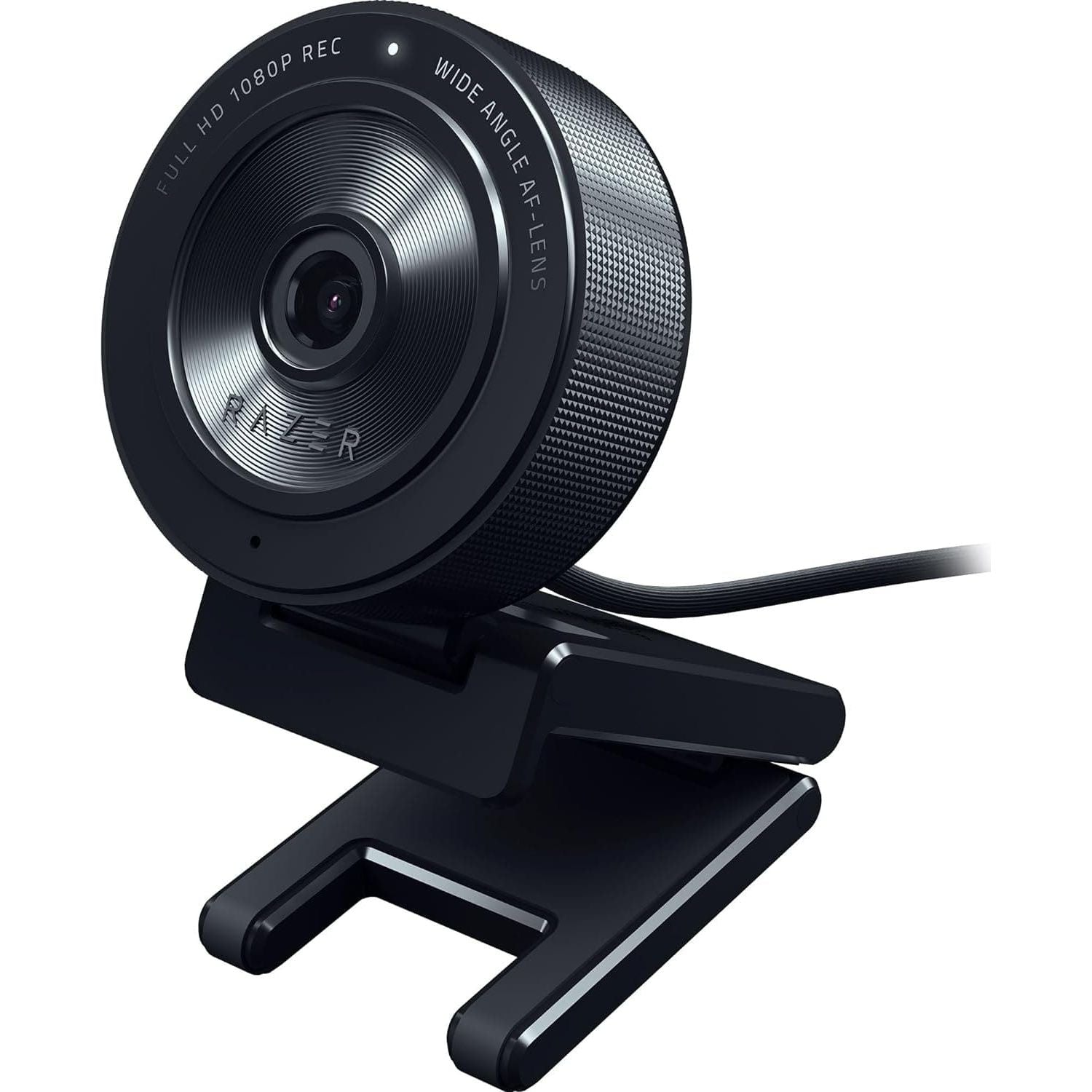 Razer Kiyo X - Full HD Streaming Webcam (1080p 30 FPS or 720p 60 FPS, Auto Focus, Plug & Play, Fully Customisable Settings, Flexible Mounting, Compact & Portable) Black - 1