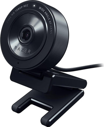 Razer Kiyo X - Full HD Streaming Webcam (1080p 30 FPS or 720p 60 FPS, Auto Focus, Plug & Play, Fully Customisable Settings, Flexible Mounting, Compact & Portable) Black - 1