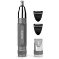 Buy BaByliss,BaByliss Super-X Metal Series Nose, Ear, and Eyebrow Hair Trimmer for Men - Grooming Kit, Gifts for Men (Silver/Grey) - Gadcet UK | UK | London | Scotland | Wales| Near Me | Cheap | Pay In 3 | Hair Clipper & Trimmer Accessories