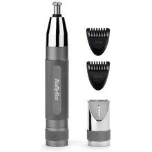 Buy BaByliss,BaByliss Super-X Metal Series Nose, Ear, and Eyebrow Hair Trimmer for Men - Grooming Kit, Gifts for Men (Silver/Grey) - Gadcet UK | UK | London | Scotland | Wales| Near Me | Cheap | Pay In 3 | Hair Clipper & Trimmer Accessories