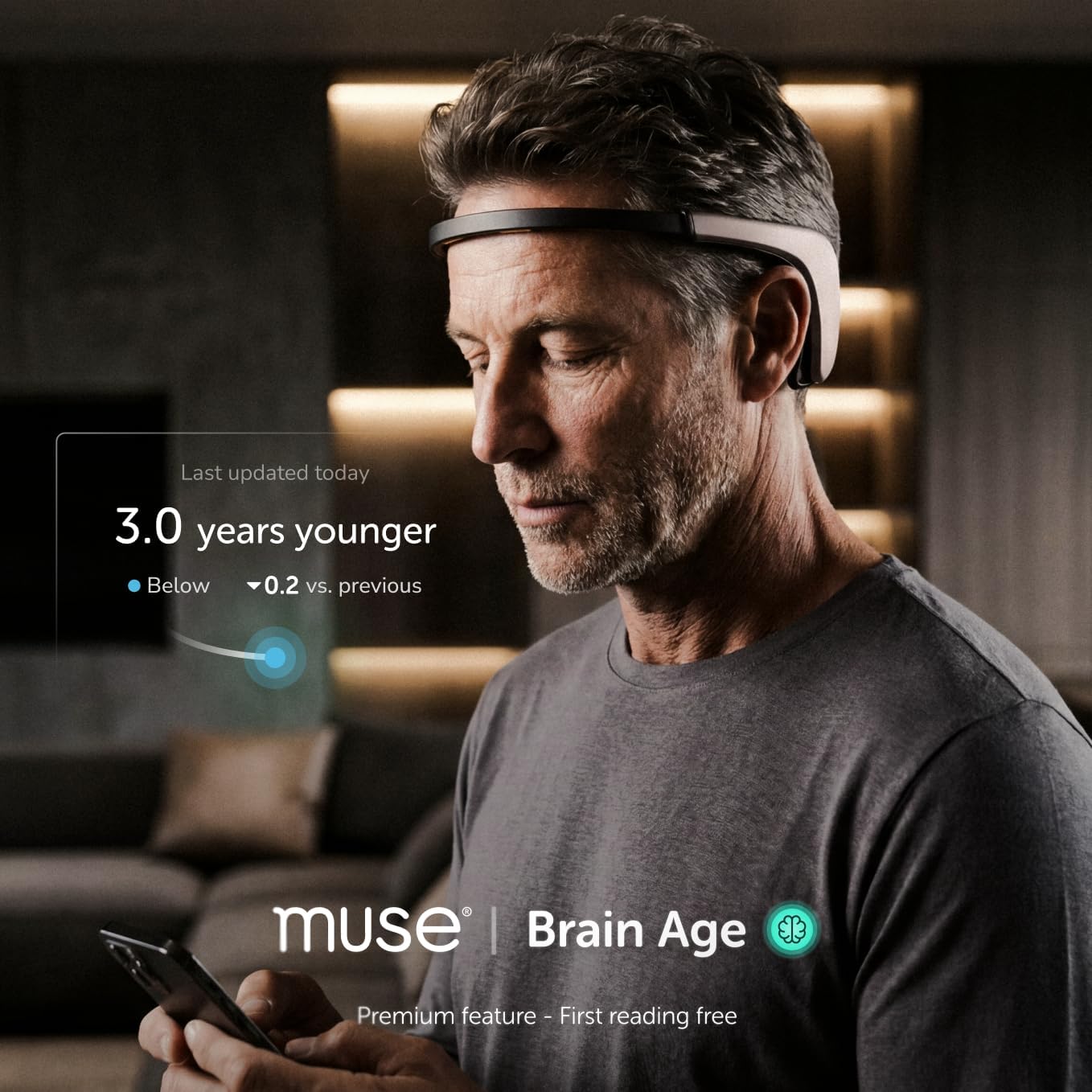 Muse 2 EEG Brain Sensing Headband – Meditation & Biofeedback Tracker